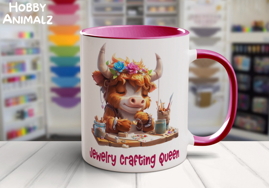 Highland Cow Jewelry Maker Mug