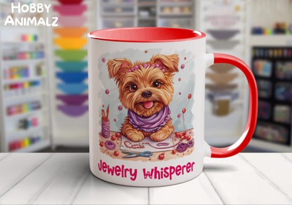 Terrier Dog Jewelry Maker Mug