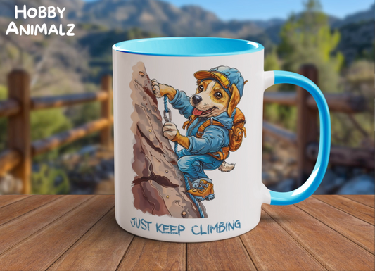 Dog Rock Climber Mug