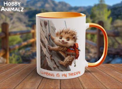 Porcupine Rock Climber Mug