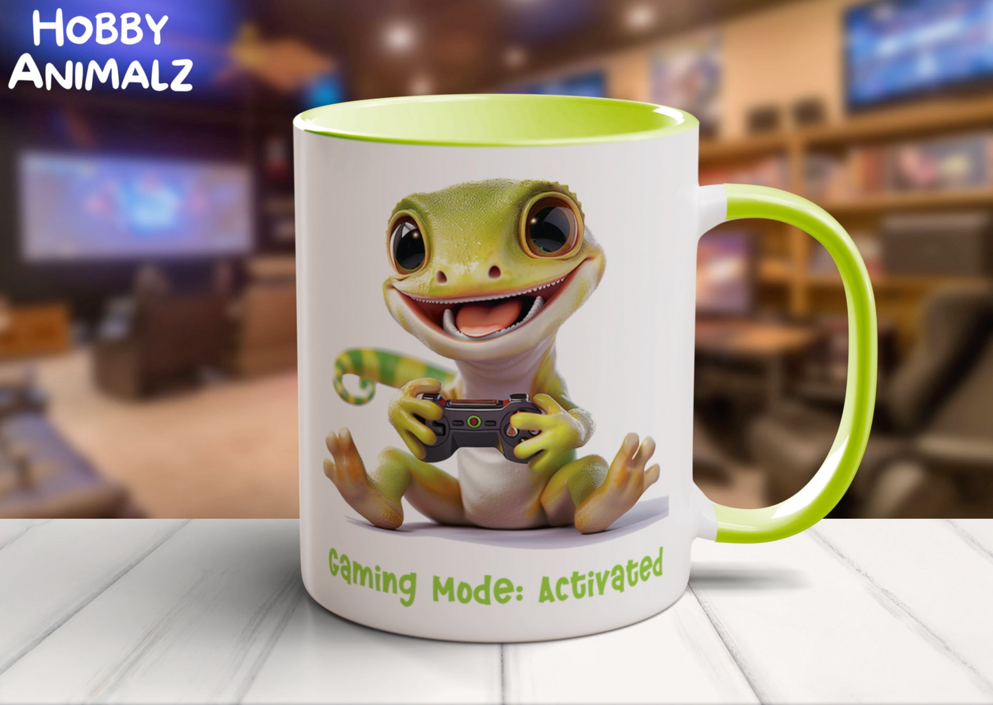 Gecko Gamer Mug