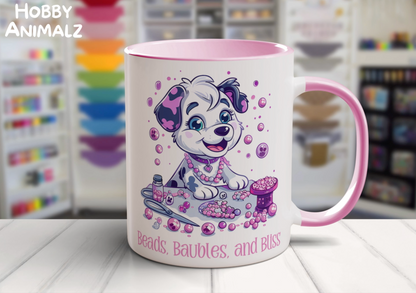 Puppy Dog Jewelry Maker Mug