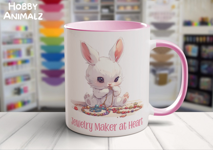 Bunny Rabbit Jewelry Maker Mug