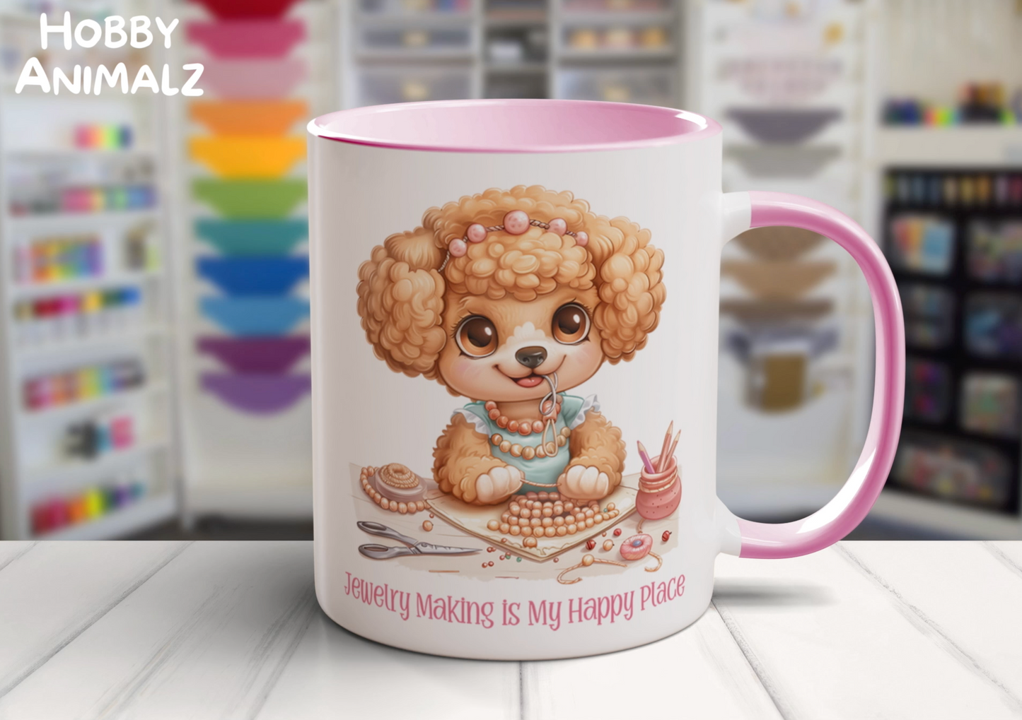 Poodle Jewelry Maker Mug