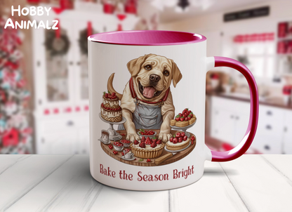 Dog Christmas Baker Mug