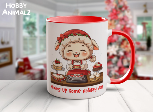 Lamb Christmas Baker Mug