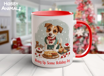 Dog Christmas Baker Mug