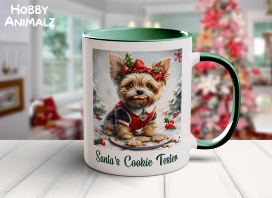 Terrier Christmas Baker Mug