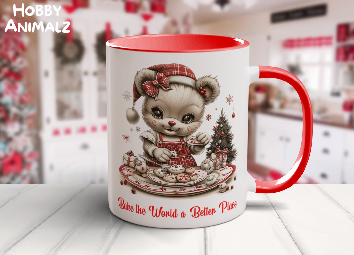 Bear Christmas Baker Mug