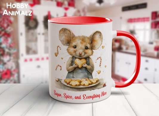 Mouse Christmas Baker Mug