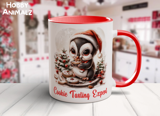 Penguin Christmas Baker Mug