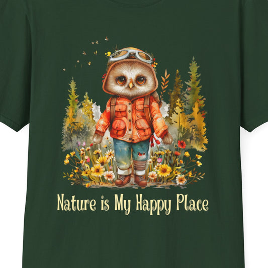 Squirrel Nature Hiker Softstyle T-Shirt