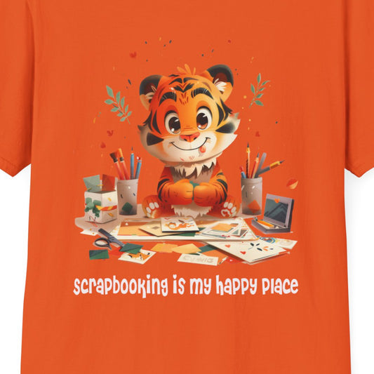 Tiger Scrapbooking Softstyle T-Shirt