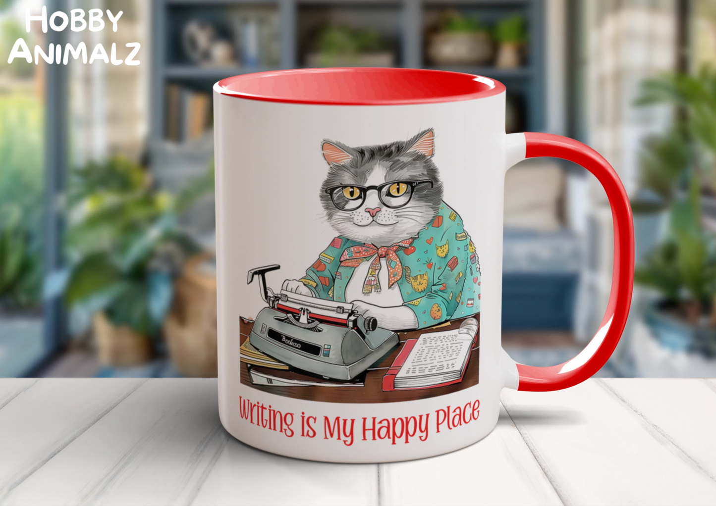 Cat Writer Mug