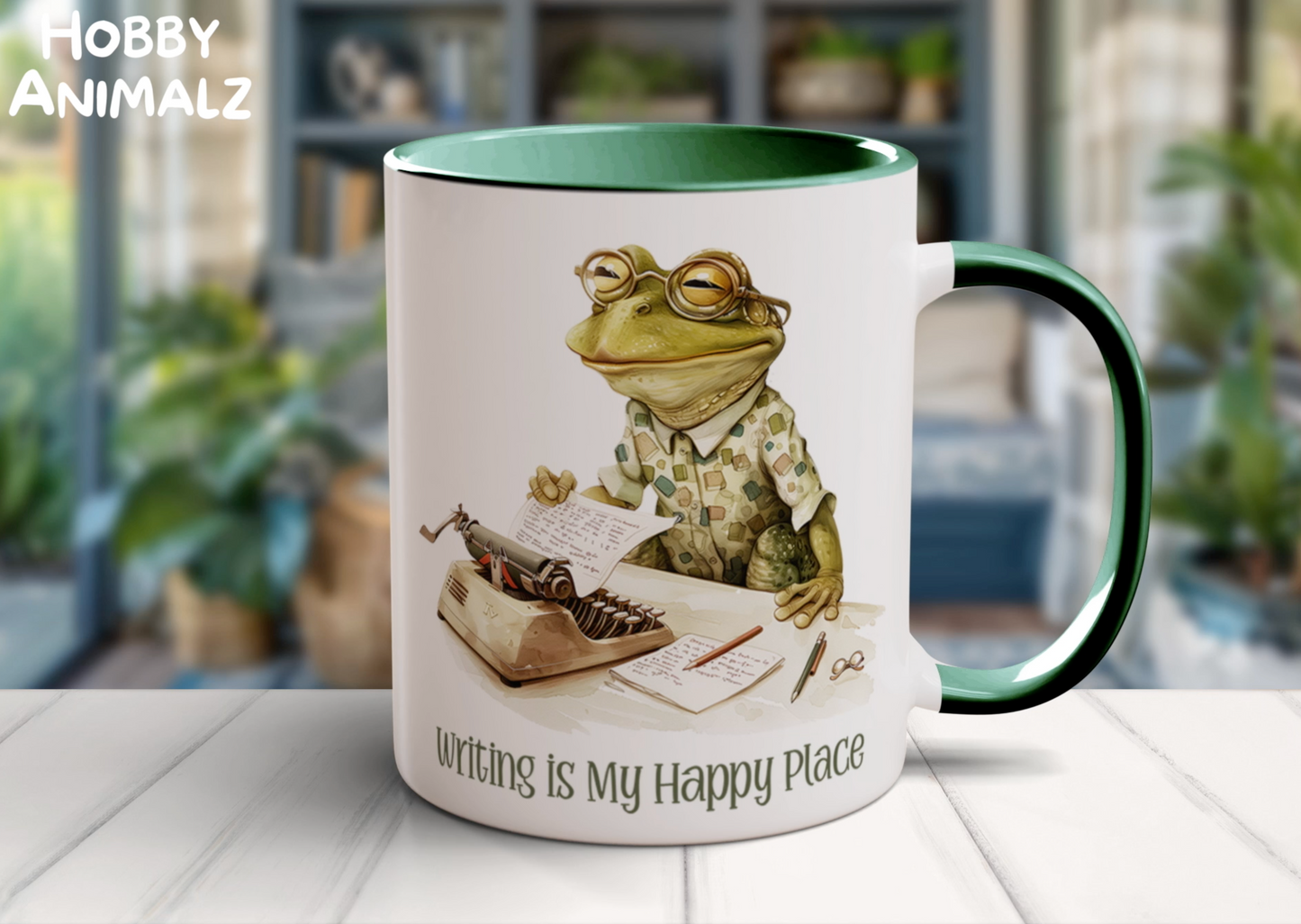 Frog Writer Mug