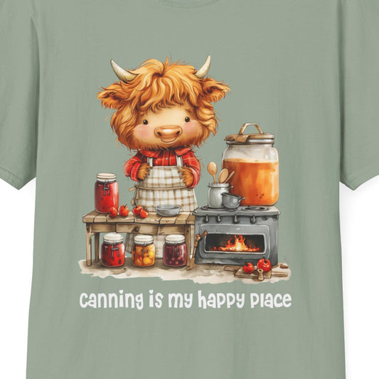 Highland Cow Canner Softstyle T-Shirt