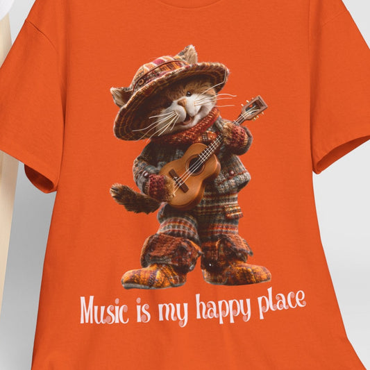 Cat Musician Tee