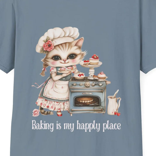 Cat Baker Softstyle T-Shirt