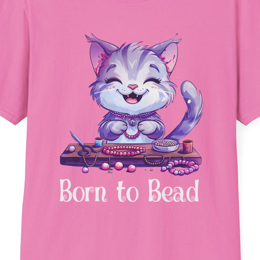 Cat Jewelry Making Softstyle T-Shirt