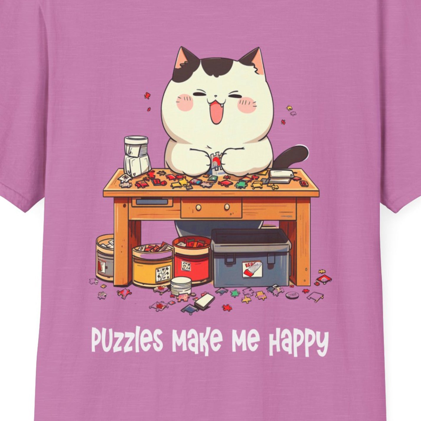 Cat Puzzler Softstyle T-Shirt