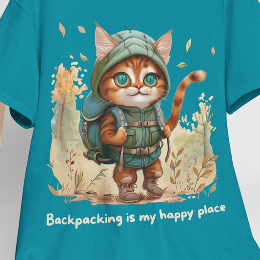 Cat Backpacker Tee