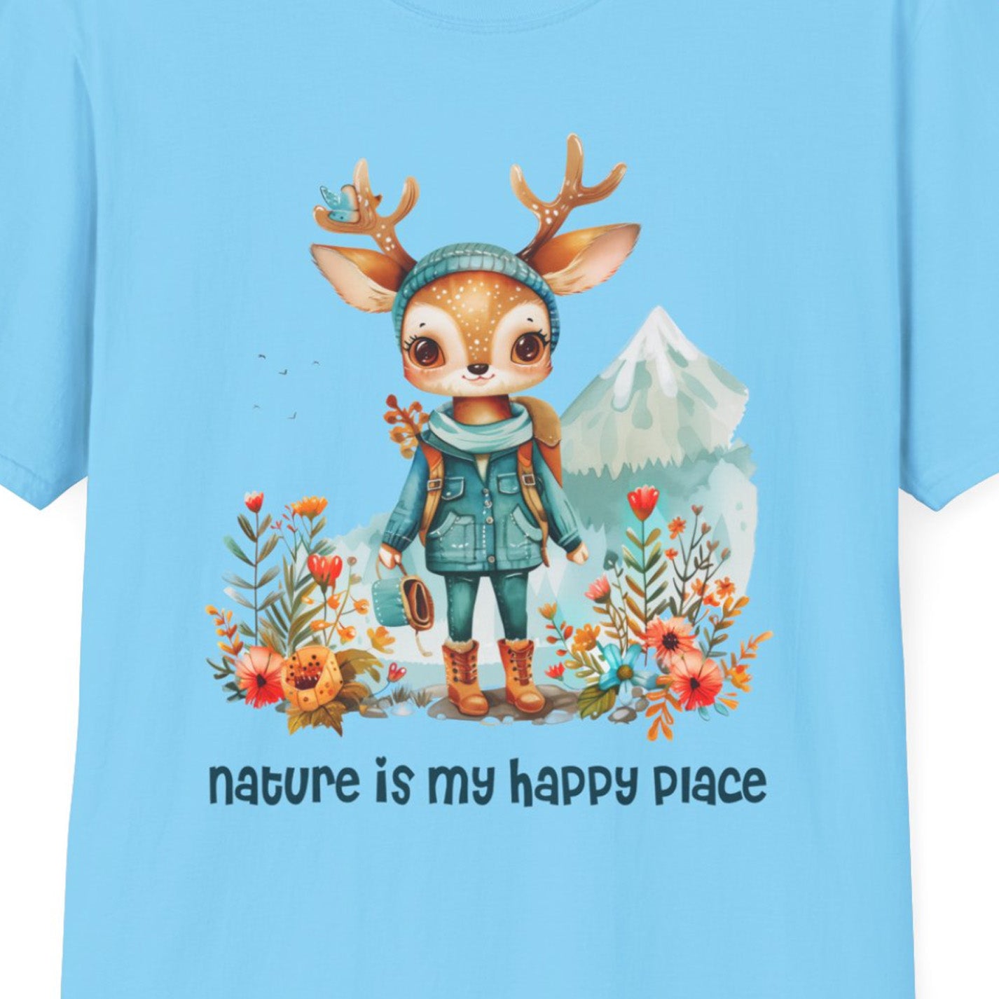 Deer Hiker Softstyle T-Shirt