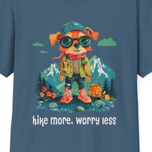 Dog Hiking Softstyle T-Shirt