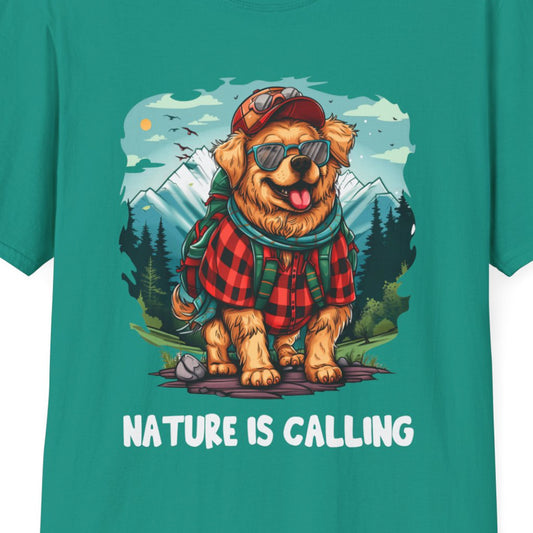 Dog Hiker Softstyle T-Shirt