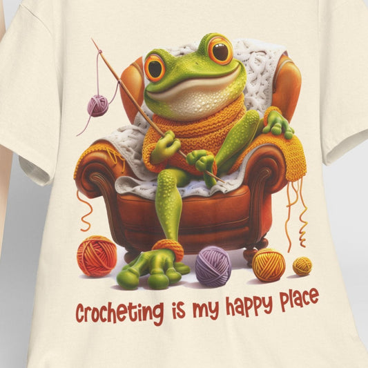 Frog Crocheter Tee