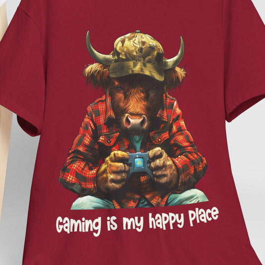 Highland Cow Gamer Tee