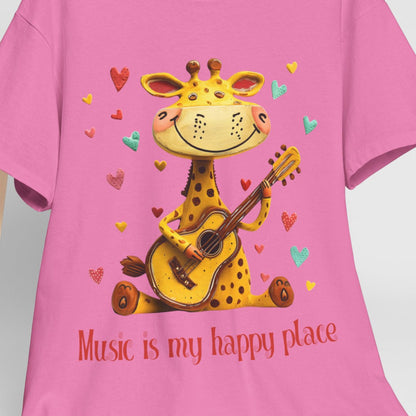 Giraffe Musician Tee