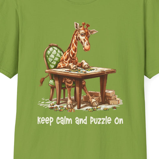 Giraffe Puzzler Softstyle T-Shirt