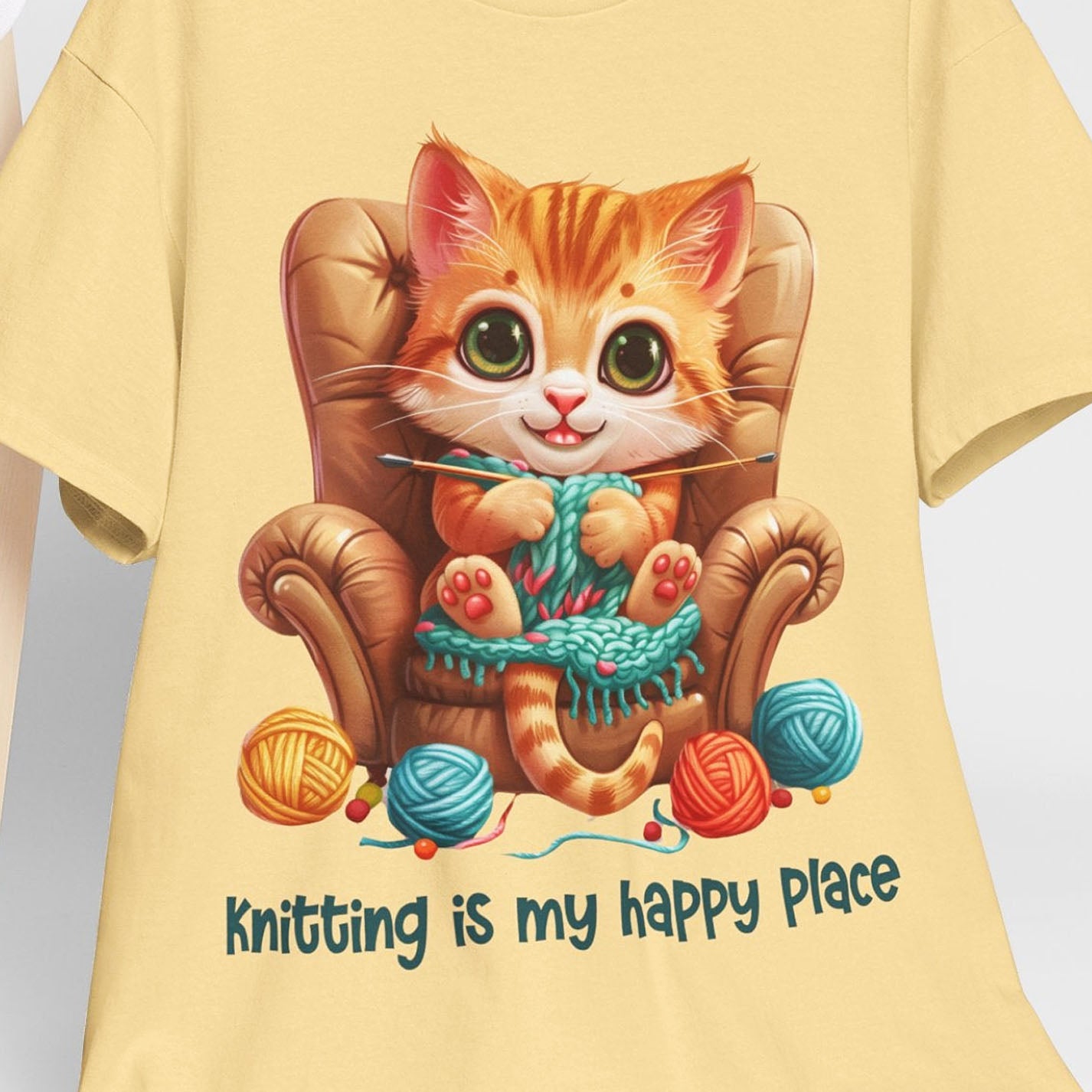 Cat Knitter Tee