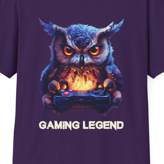 Owl Gamer Unisex Softstyle T-Shirt