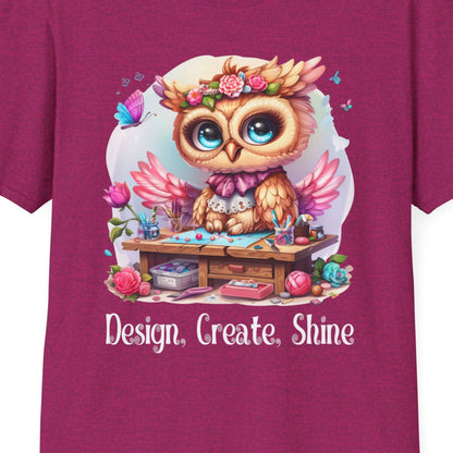 Owl Jewelry Making Softstyle T-Shirt