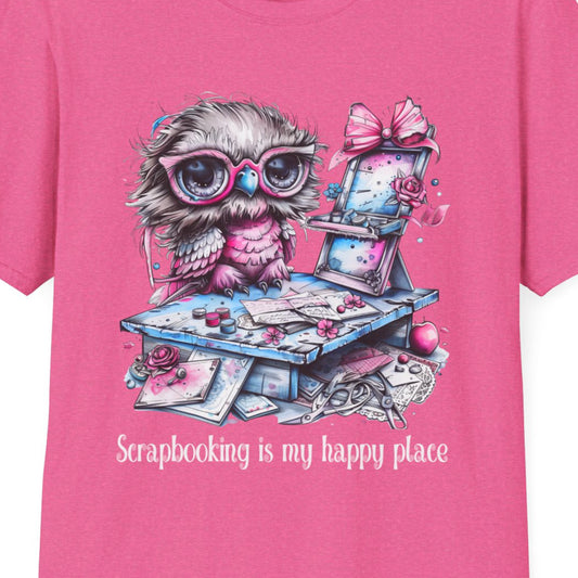 Owl Scrapbooking Softstyle T-Shirt