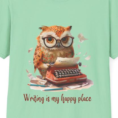 Owl Writer Softstyle T-Shirt