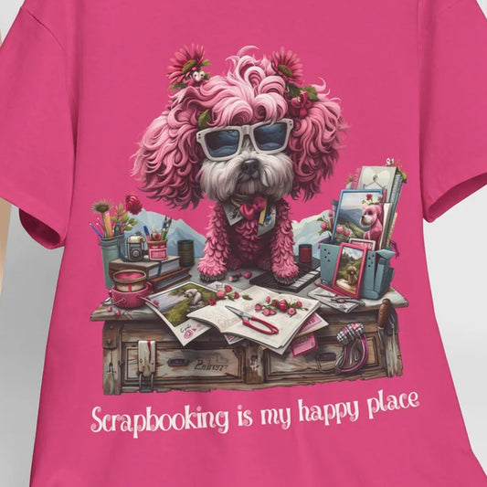 Poodle Scrapbooker Tee