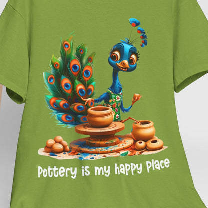 Peacock Pottery Tee