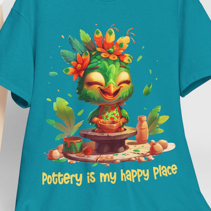 Peacock Pottery Tee