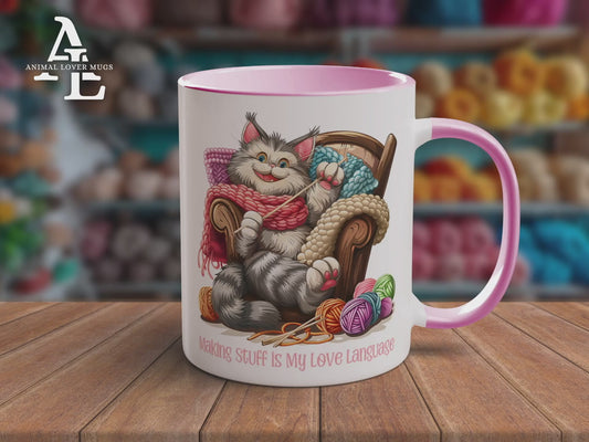 Cat Crocheter Mug