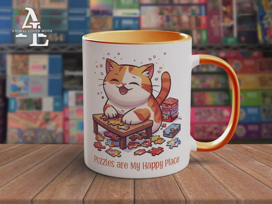 Cat Puzzler Mug