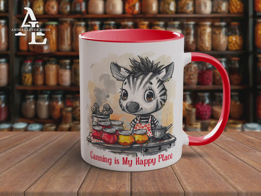 Zebra Canner Mug