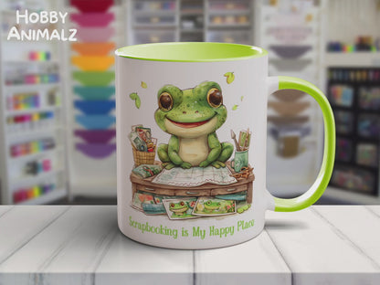 Frog Scrapbooker Mug