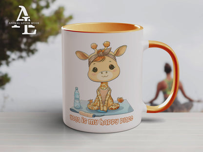 Giraffe Yoga Mug