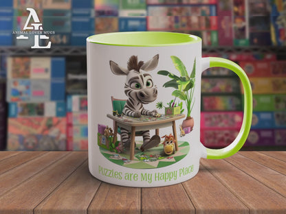 Zebra Puzzler Mug