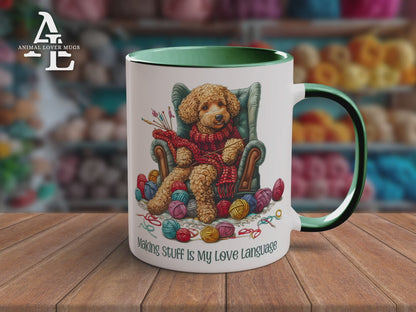 Poodle Knitter Mug