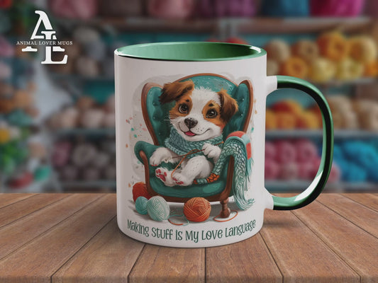 Dog Crocheter Mug