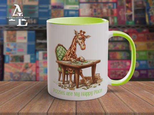 Giraffe Puzzler Mug