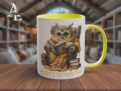 Owl Reading Mug